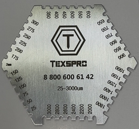 Толщиномер мокрого слоя краски / гребенка ЛКМ 